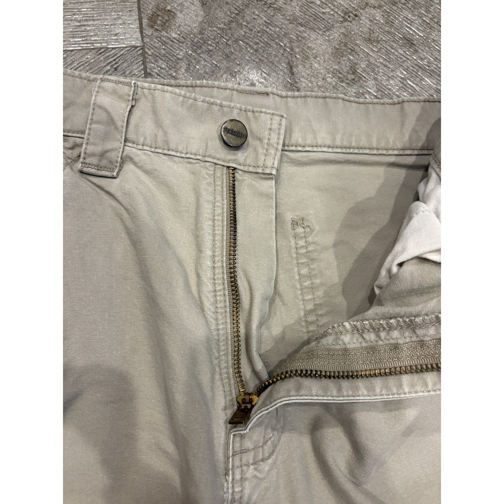 Carhartt B151 Carpenter Pants Men's 30x34 Tan Relaxed Fit Utility Workwear Cotto - Picture 3 of 7